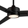 4_60" Casa Vieja Monte Largo Matte Black LED Ceiling Fan with Remote more views