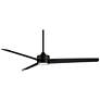 6_60" Casa Vieja Monte Largo Matte Black LED Ceiling Fan with Remote more views