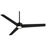 7_60" Casa Vieja Monte Largo Matte Black LED Ceiling Fan with Remote more views