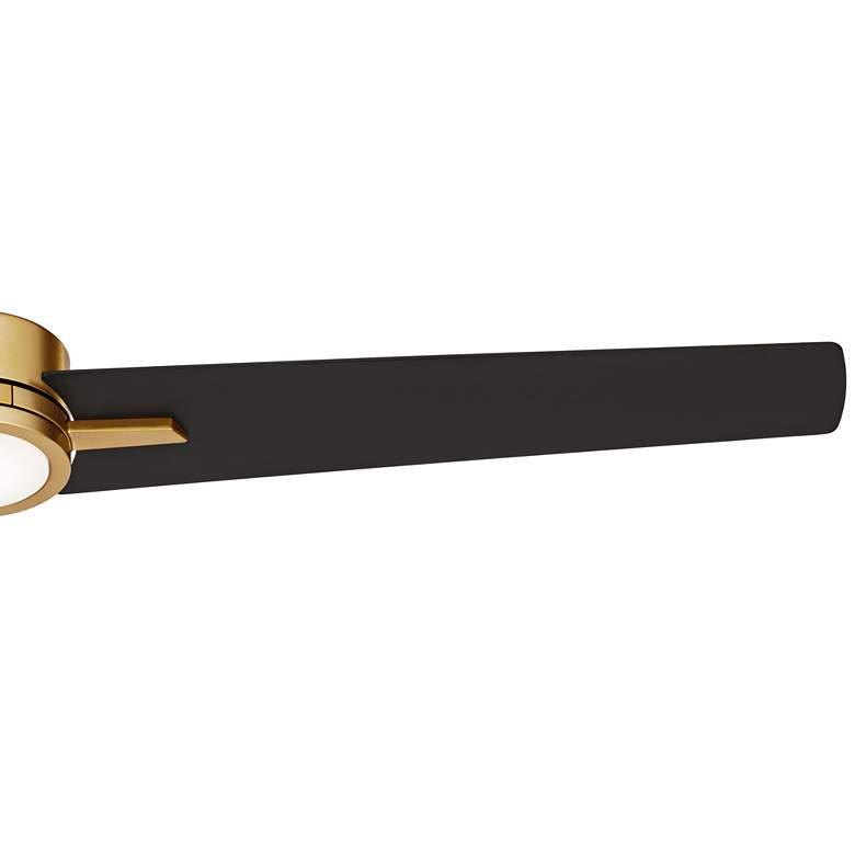 Image 5 60" Casa Vieja Monte Largo Soft Brass LED Ceiling Fan with Remote more views