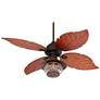 4_60" Casa Vieja Oak Creek Lantern Damp LED Pull Chain Ceiling Fan more views