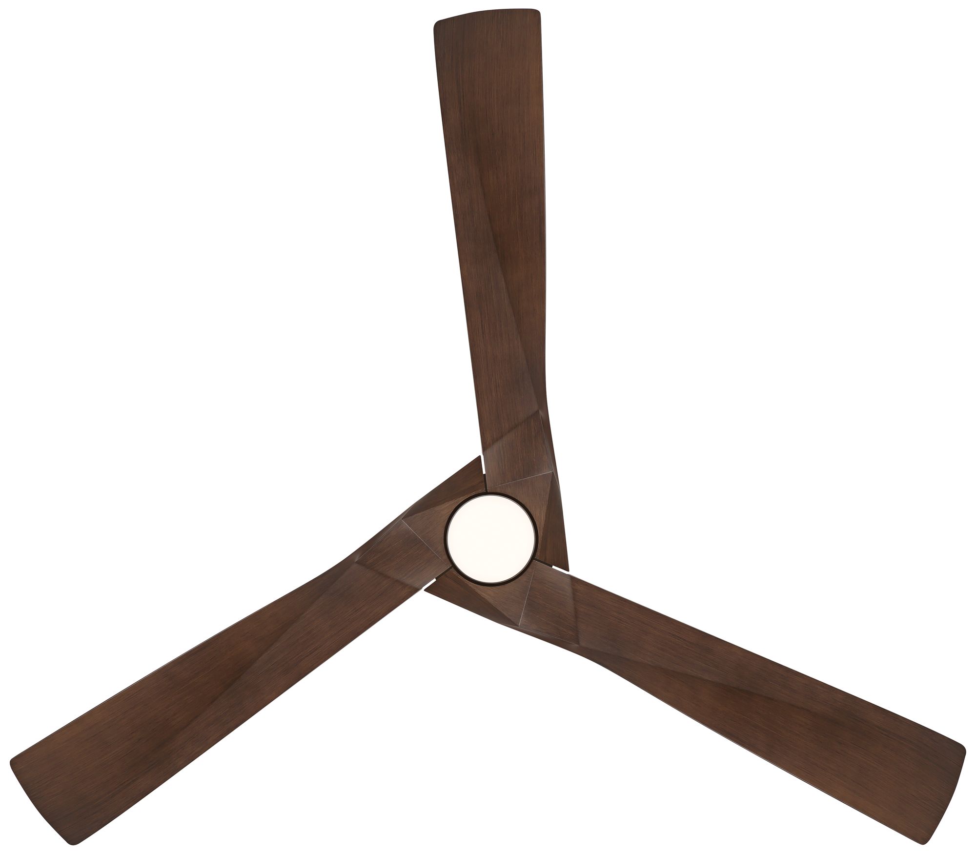 60" Casa Vieja Orin Black and Walnut Indoor/Outdoor LED Ceiling Fan