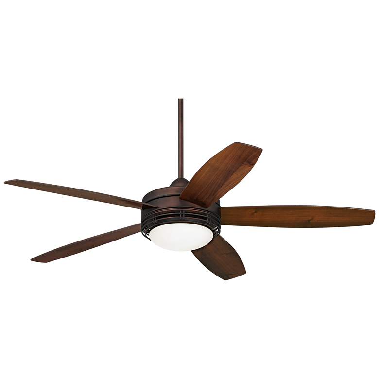 Image 3 60" Casa Vieja Province Bronze LED Outdoor Ceiling Fan with Remote
