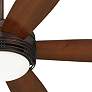 5_60" Casa Vieja Province Bronze LED Outdoor Ceiling Fan with Remote more views