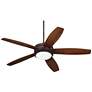 60" Casa Vieja Province Bronze LED Outdoor Ceiling Fan with Remote in scene