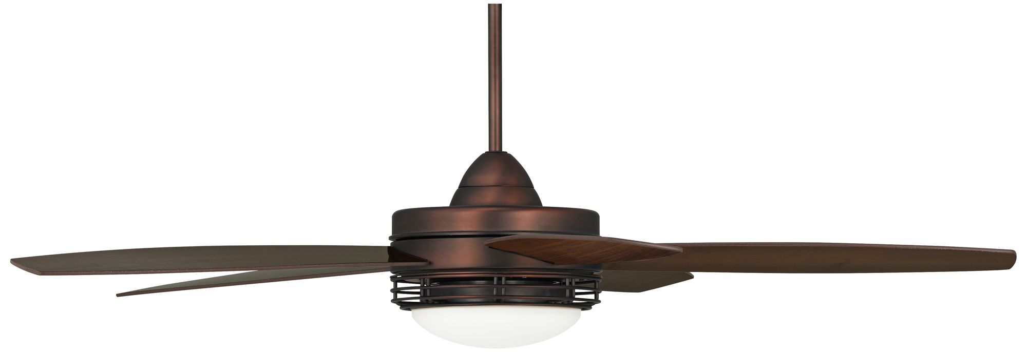 60" Casa Vieja Province Bronze LED Outdoor Ceiling Fan with Remote in scene