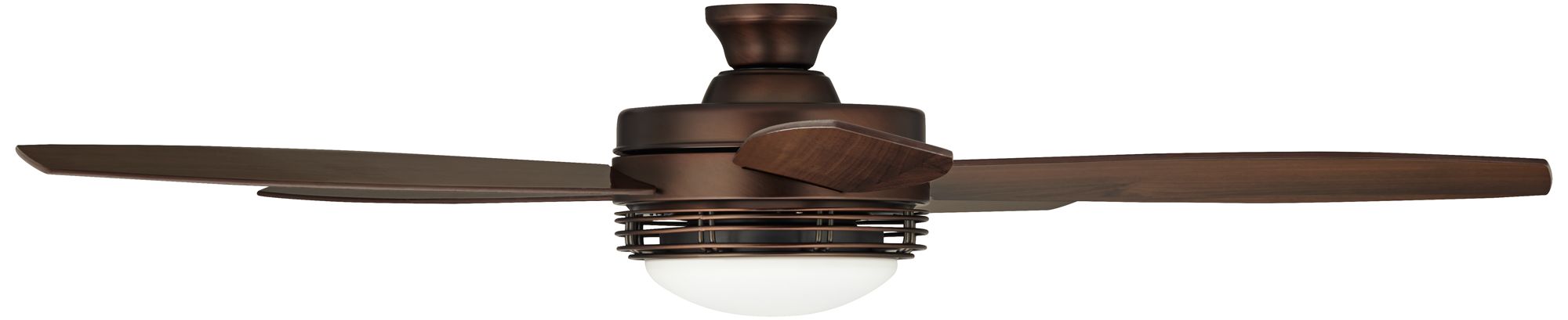 60" Casa Vieja Province Bronze LED Outdoor Ceiling Fan with Remote in scene