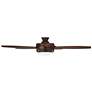 60" Casa Vieja Province Bronze LED Outdoor Ceiling Fan with Remote in scene