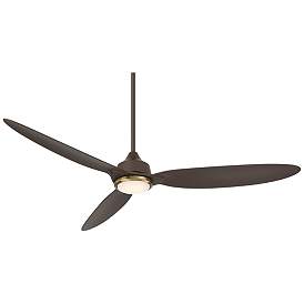 Image2 of 60" Casa Vieja Revere Bronze Customize LED Damp Remote Ceiling Fan
