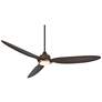 3_60" Casa Vieja Revere Bronze Customize LED Damp Remote Ceiling Fan