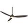 60" Casa Vieja Revere Bronze Customize LED Damp Remote Ceiling Fan
