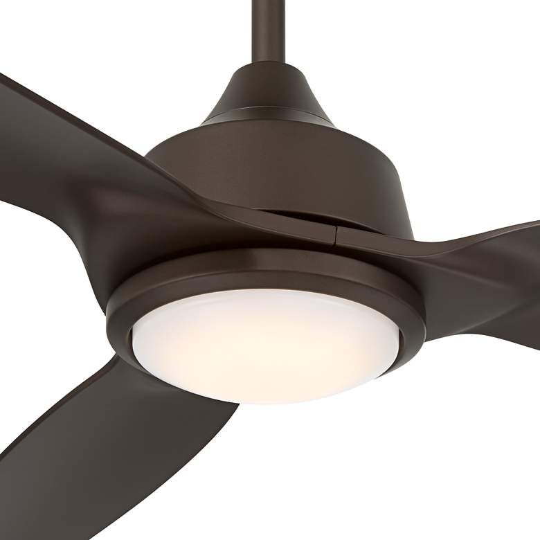 Image 3 60" Casa Vieja Revere Bronze Customize LED Damp Remote Ceiling Fan more views