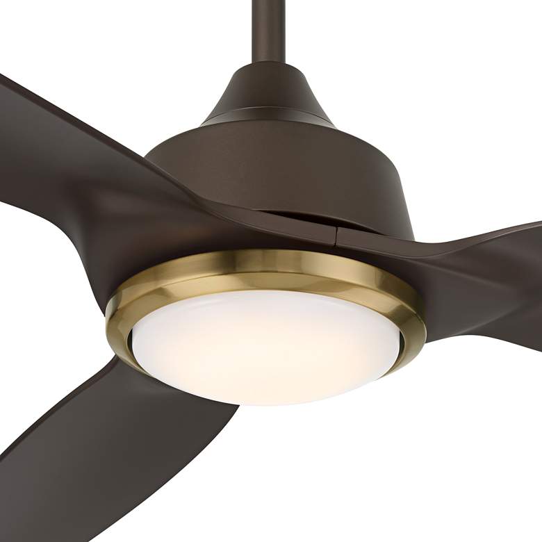 Image 4 60" Casa Vieja Revere Bronze Customize LED Damp Remote Ceiling Fan more views