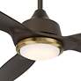 5_60" Casa Vieja Revere Bronze Customize LED Damp Remote Ceiling Fan more views