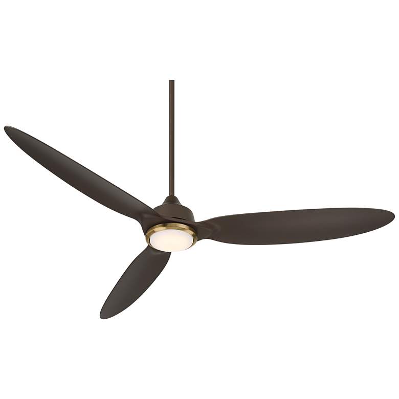 Image 6 60" Casa Vieja Revere Bronze Customize LED Damp Remote Ceiling Fan more views
