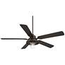 3_60" Casa Vieja Ridgeline Bronze Barn LED Outdoor Ceiling Fan