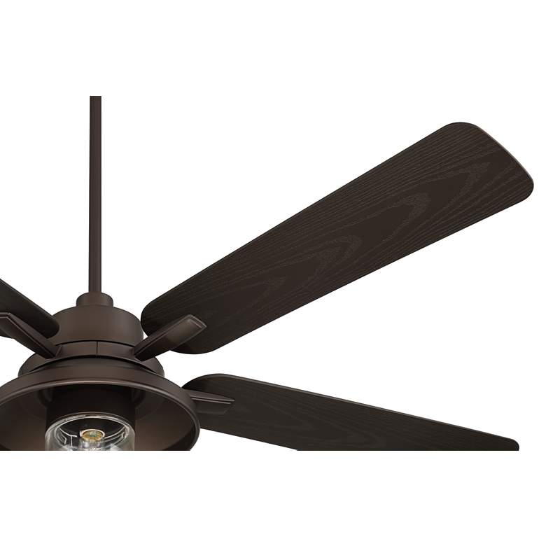 Image 4 60" Casa Vieja Ridgeline Bronze Barn LED Outdoor Ceiling Fan more views