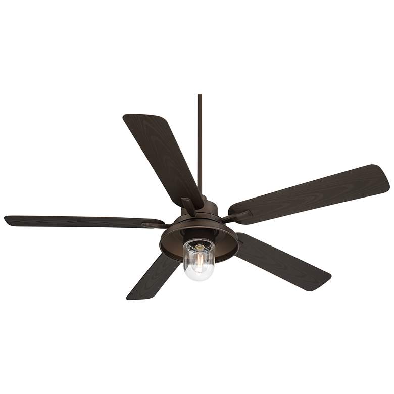 Image 6 60" Casa Vieja Ridgeline Bronze Barn LED Outdoor Ceiling Fan more views