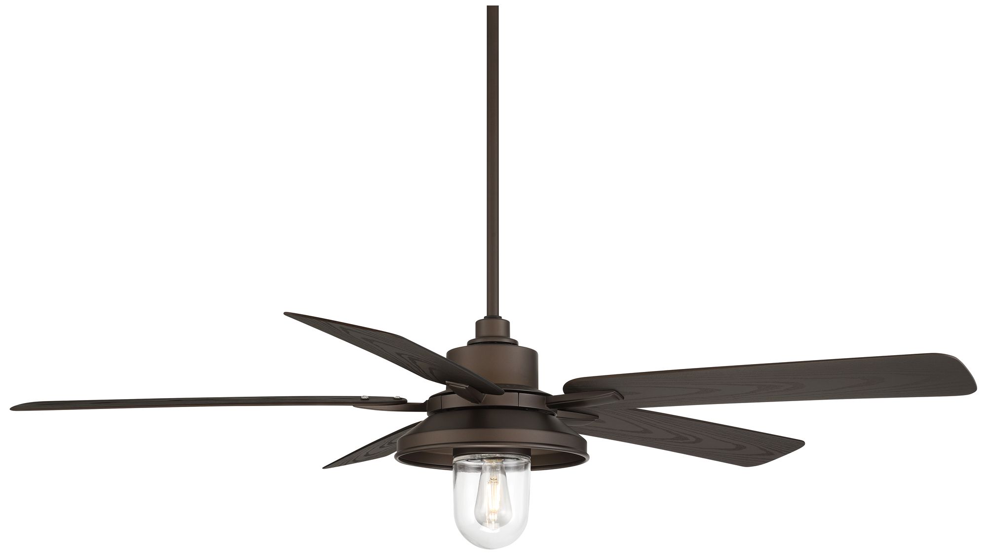 Image 5 60" Casa Vieja Ridgeline Bronze Barn LED Wet Rated Ceiling Fan more views