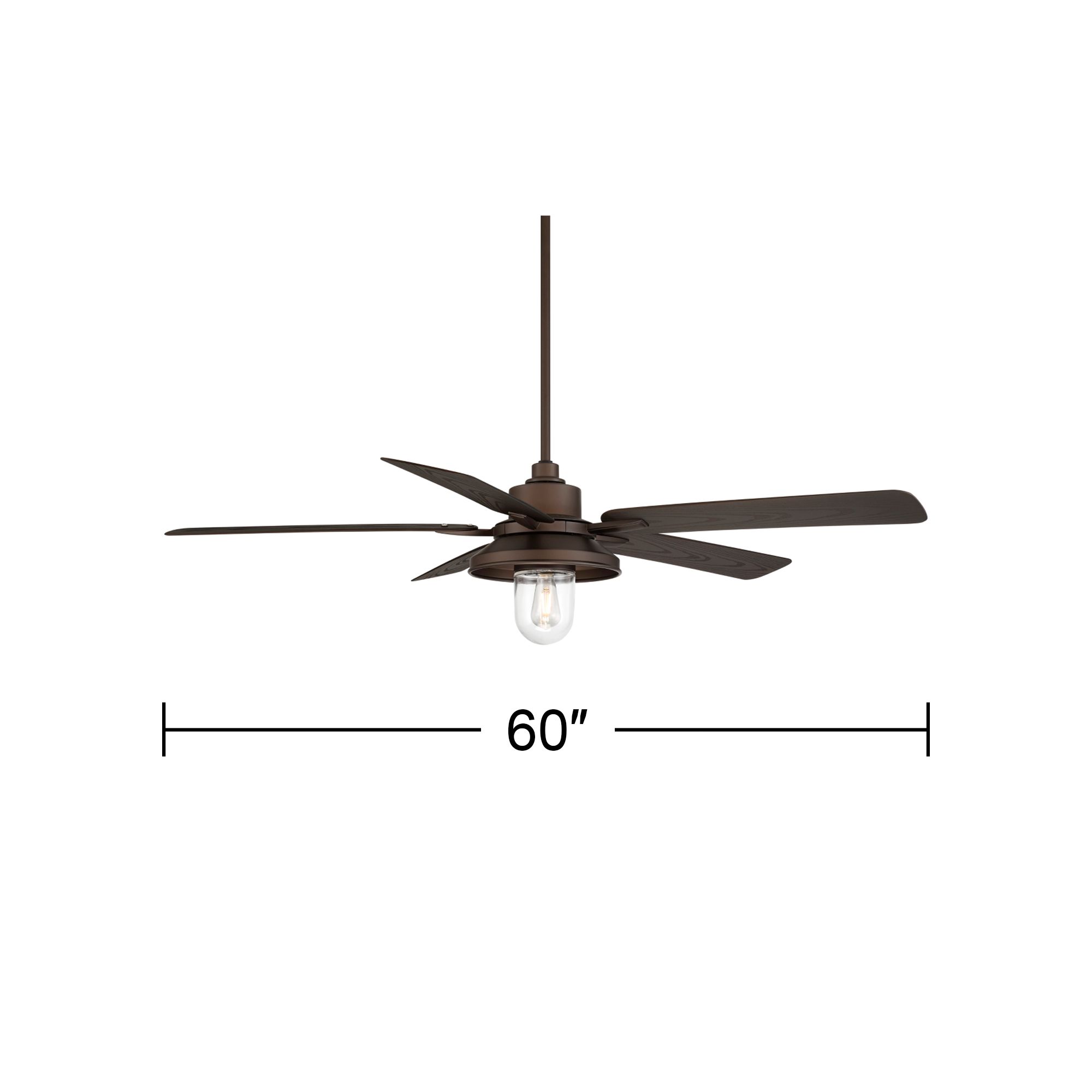 Watch A Video About the Casa Vieja Ridgeline Bronze LED Outdoor Ceiling Fan with Remote
