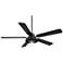 60" Casa Vieja Ridgeline Matte Black Barn LED Outdoor Ceiling Fan