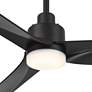 4_60" Casa Vieja Sailplane Matte Black Damp LED Ceiling Fan with Remote more views