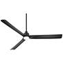 6_60" Casa Vieja Sailplane Matte Black Damp LED Ceiling Fan with Remote more views