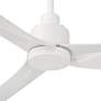 4_60" Casa Vieja Sailplane Matte White Damp Ceiling Fan with Remote more views