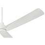 5_60" Casa Vieja Sailplane Matte White Damp Ceiling Fan with Remote more views