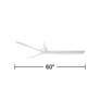 Watch A  Video About the 60 Casa Vieja Sailplane Matte White Damp Ceiling Fan with Remote