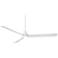60" Casa Vieja Sailplane Matte White Damp LED Ceiling Fan with Remote