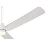 5_60" Casa Vieja Sailplane Matte White Damp LED Ceiling Fan with Remote more views