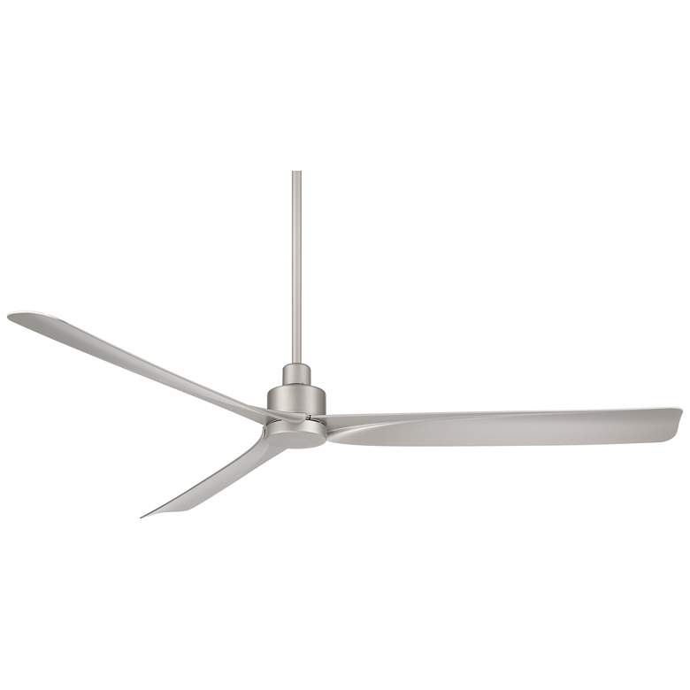Image 2 60" Casa Vieja Sailplane Silver Damp Ceiling Fan with Remote