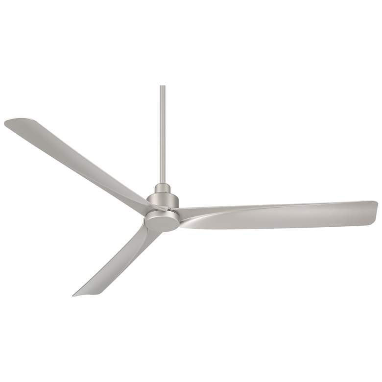 Image 5 60" Casa Vieja Sailplane Silver Damp Ceiling Fan with Remote more views