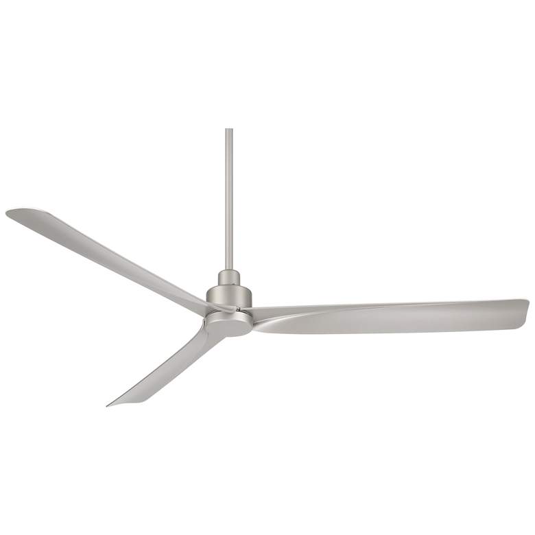 Image 6 60" Casa Vieja Sailplane Silver Damp Ceiling Fan with Remote more views