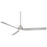 Thumbnail2 of 60" Casa Vieja Sailplane Silver Damp LED Ceiling Fan with Remote
