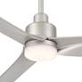 Thumbnail3 of 60" Casa Vieja Sailplane Silver Damp LED Ceiling Fan with Remote more views