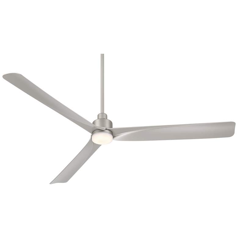 Image 5 60" Casa Vieja Sailplane Silver Damp LED Ceiling Fan with Remote more views