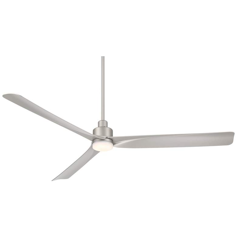 Image 6 60" Casa Vieja Sailplane Silver Damp LED Ceiling Fan with Remote more views