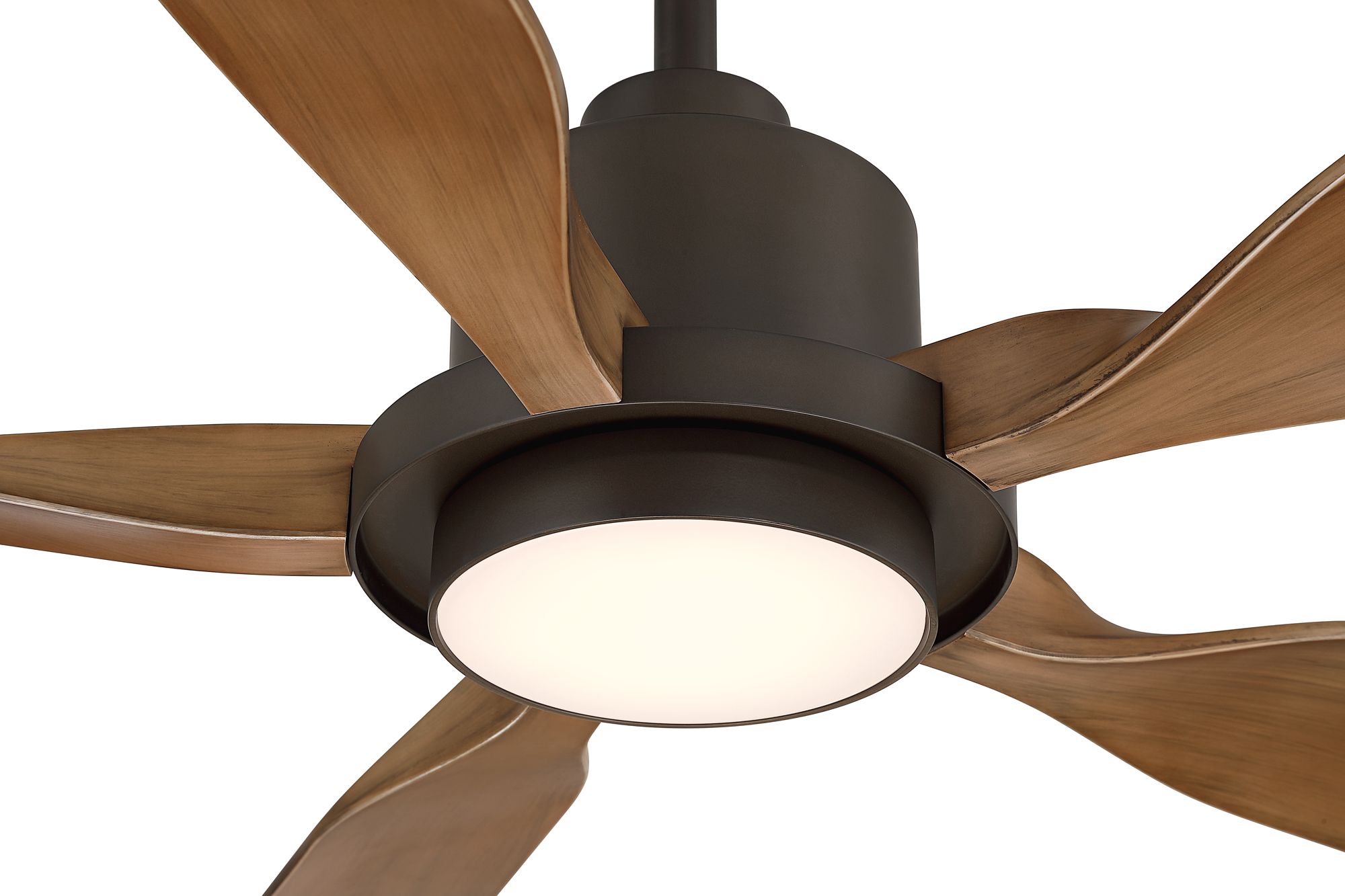 Image 4 60" Casa Vieja Stonebrook Bronze and Barnwood Damp LED Ceiling Fan more views