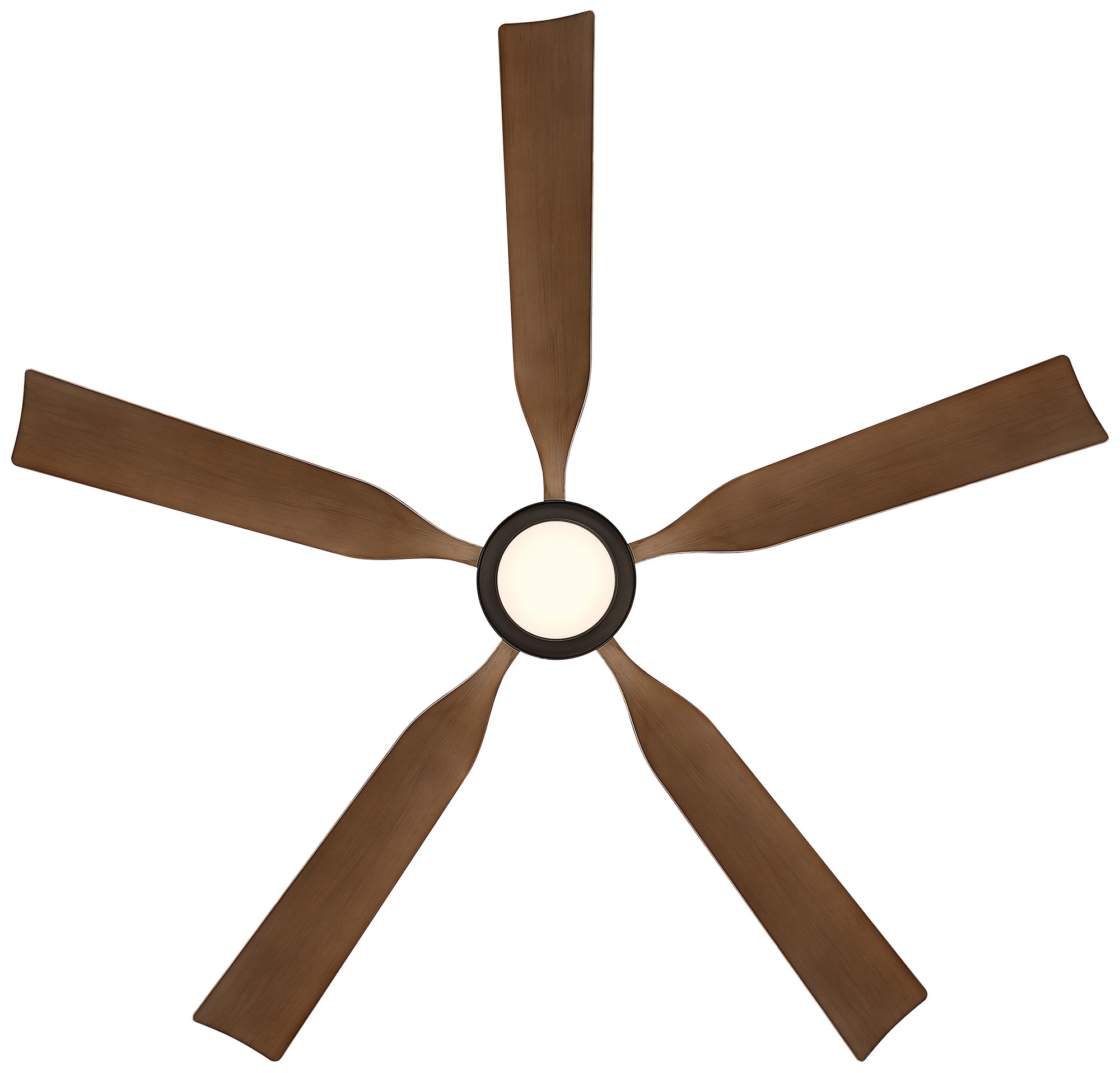 60" Casa Vieja Stonebrook Bronze and Barnwood Damp LED Ceiling Fan in scene