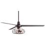 7_60" Casa Vieja Turbina DC Bronze LED Ceiling Fan with Remote more views