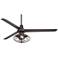 60" Casa Vieja Turbina DC Bronze LED Ceiling Fan