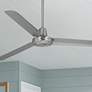 1_60" Casa Vieja Turbina DC Brushed Nickel Ceiling Fan with Remote