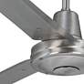 3_60" Casa Vieja Turbina DC Brushed Nickel Ceiling Fan with Remote more views