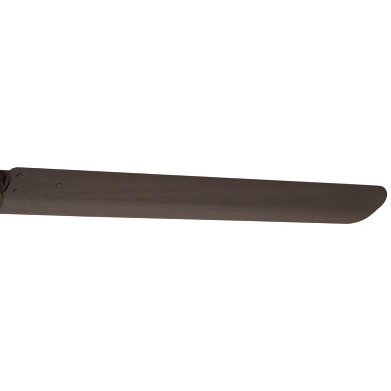 Image 5 60" Casa Vieja Turbina DC Damp Rated Bronze Ceiling Fan with Remote more views