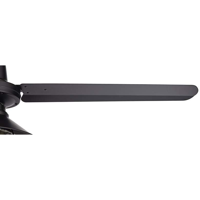 Image 4 60 inch Casa Vieja Turbina LED DC-Damp Matte Black Ceiling Fan with Remote more views