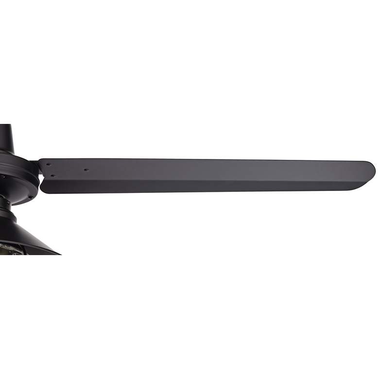 Image 4 60" Casa Vieja Turbina LED DC-Damp Matte Black Ceiling Fan with Remote more views