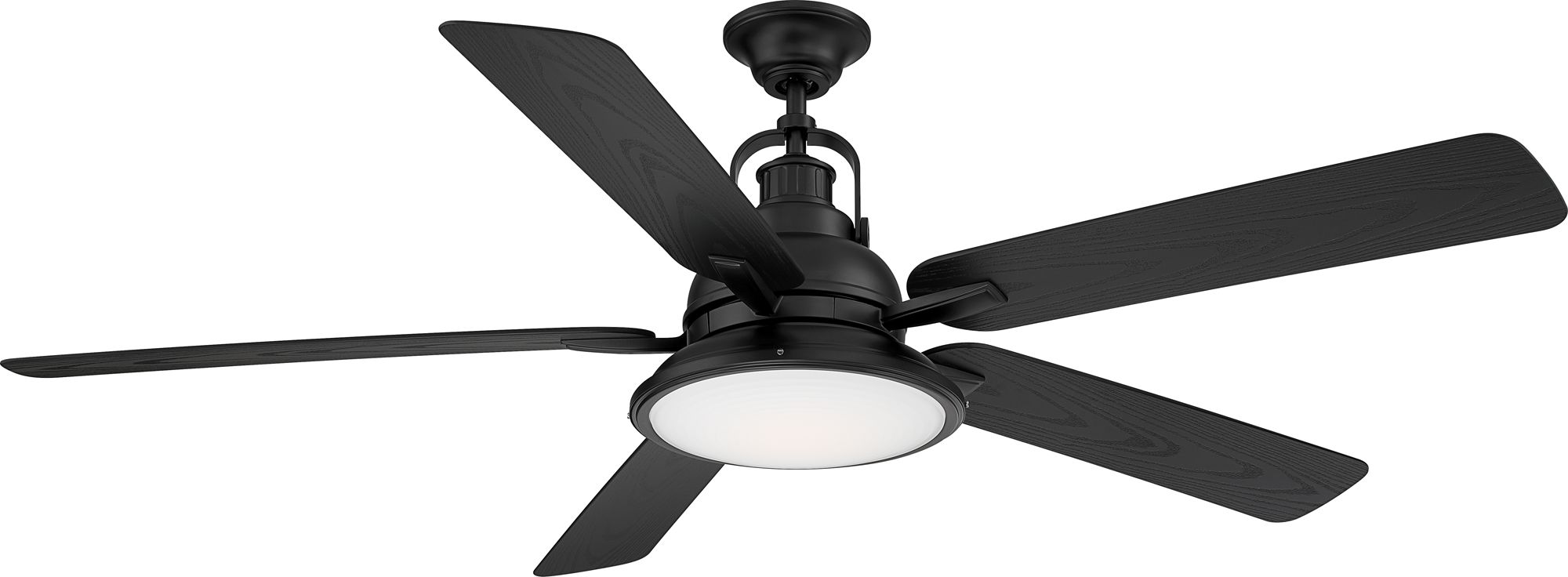 Image 7 60" Casa Vieja Wind and Sea Black LED Wet Rated Ceiling Fan more views