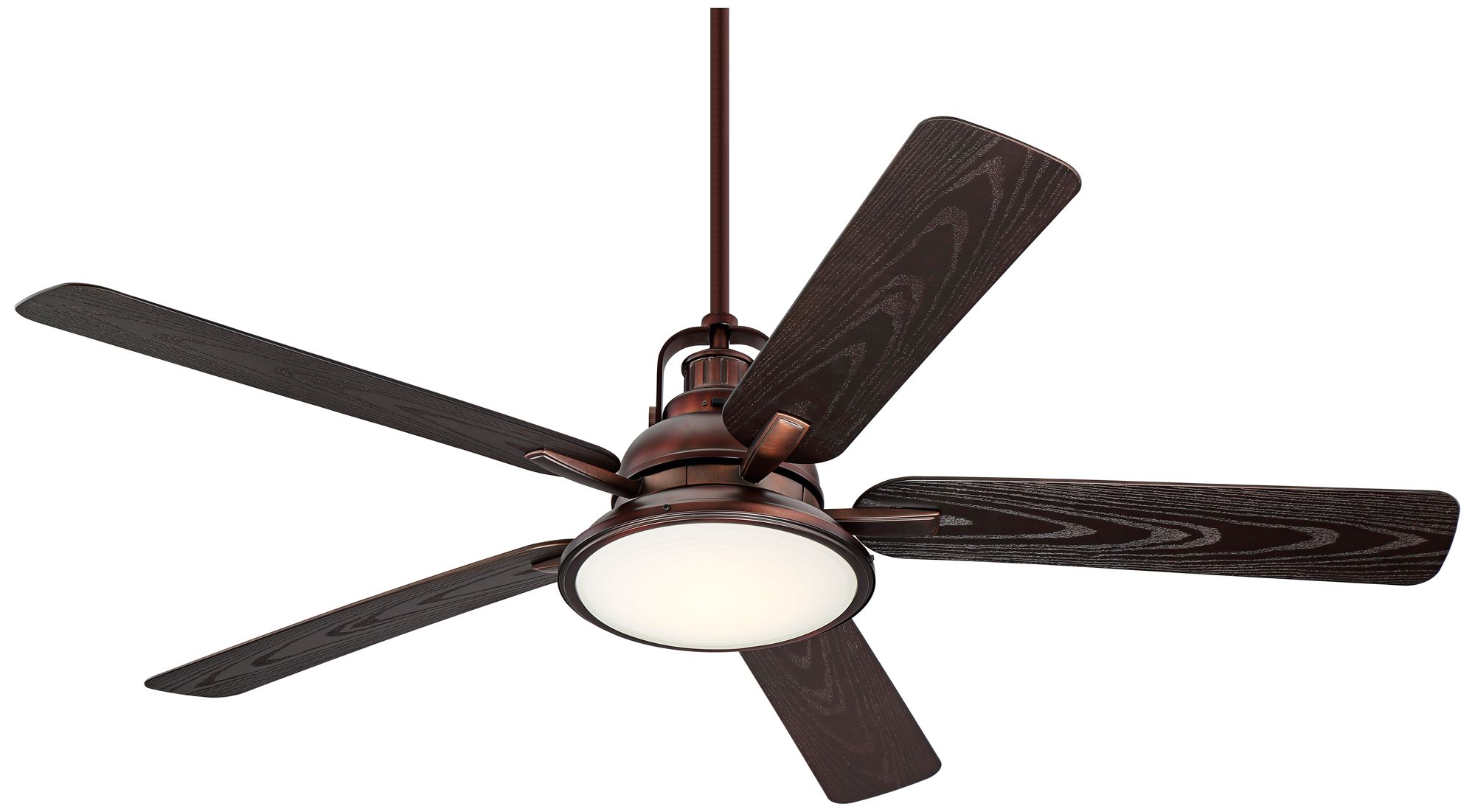Image 7 60" Casa Vieja Wind and Sea Bronze LED Wet Rated Ceiling Fan more views